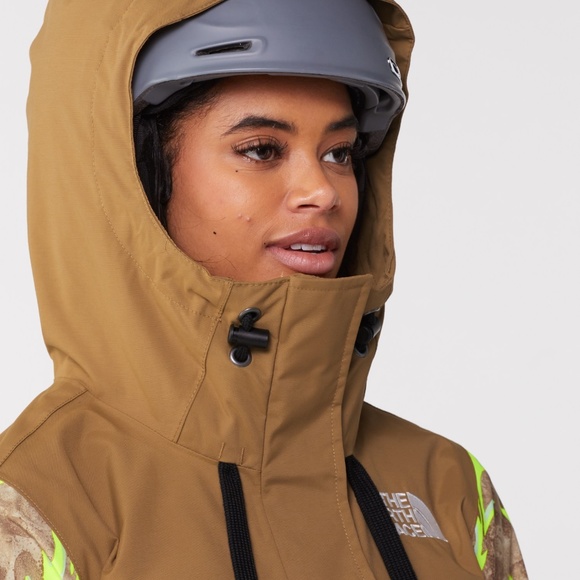 NWT The North Face Tanager Anorak Prairie Paintbrush Ski Hooded Jacket Zip Neck - Picture 8 of 10